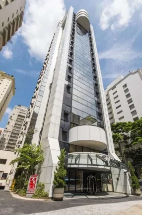 Imagem Flat disponível para locação no Transamerica Executive Jardins, com 50m², 1 dormitórios e 1 vaga