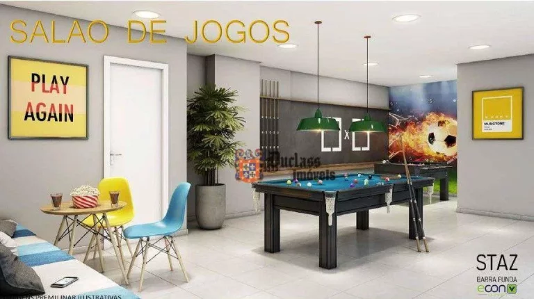 Imagem Apartamento com 2 dormitórios à venda, 39 m² por R$ 255.100,00 - Barra Funda - São Paulo/SP