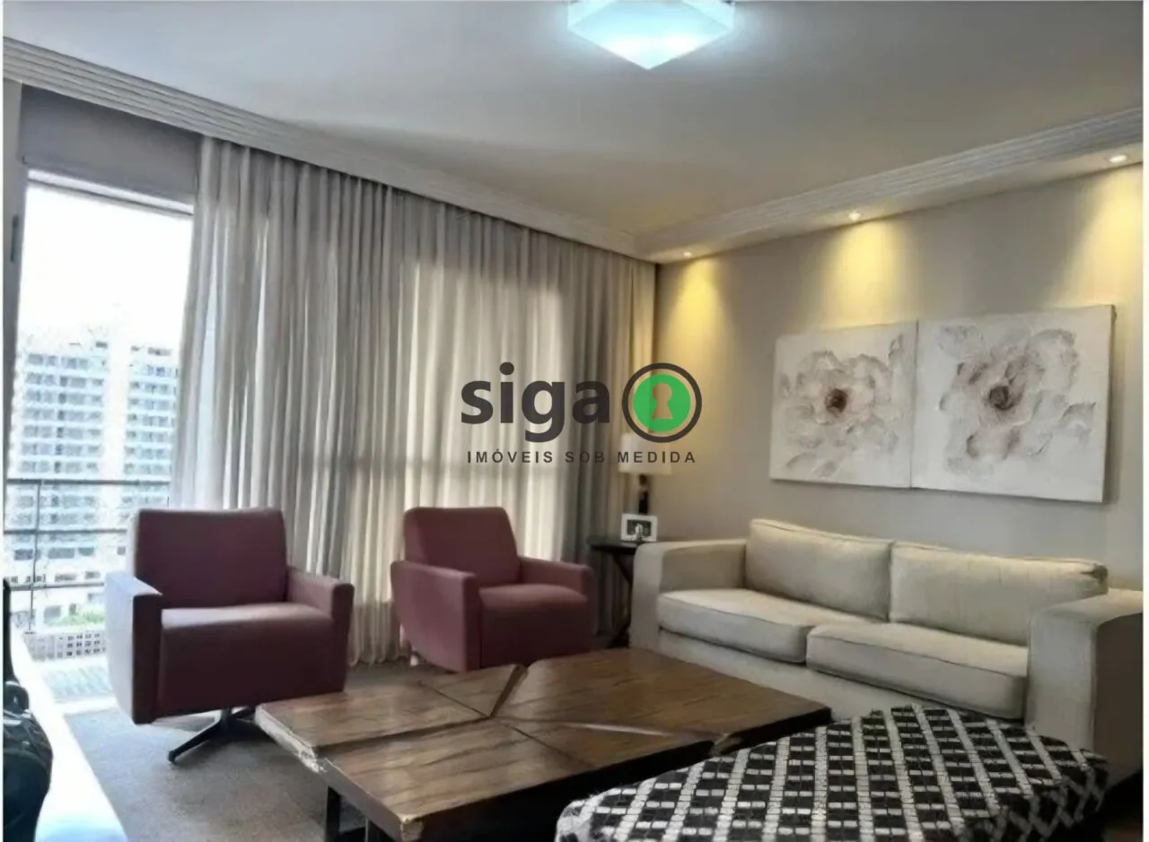 Imagem Apartamento à Venda no Campo Belo - 132 m² | 3 Dormitórios |Andar Alto