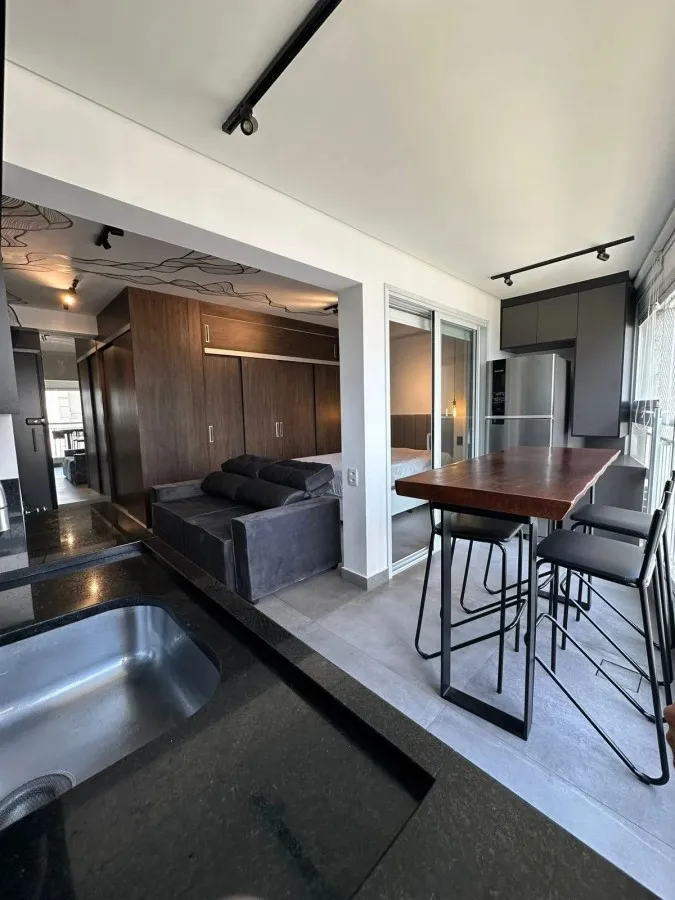 Imagem Apartamento para Venda em São Paulo, Pinheiros, 1 dormitório, 1 suíte, 2 banheiros, 1 vaga