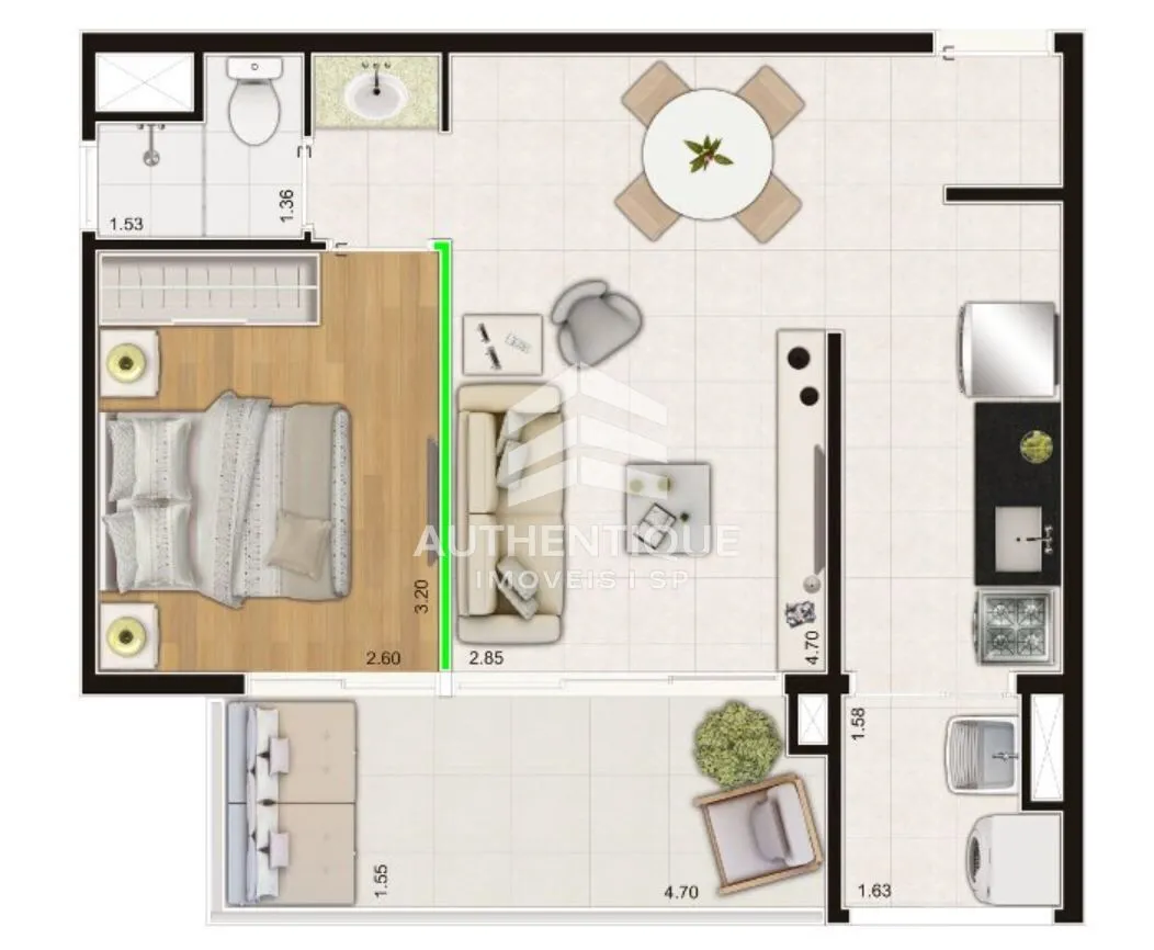 Imagem AIR CAMPO BELO - Apartamento à venda no bairro Campo Belo - São Paulo/SP, Zona Sul