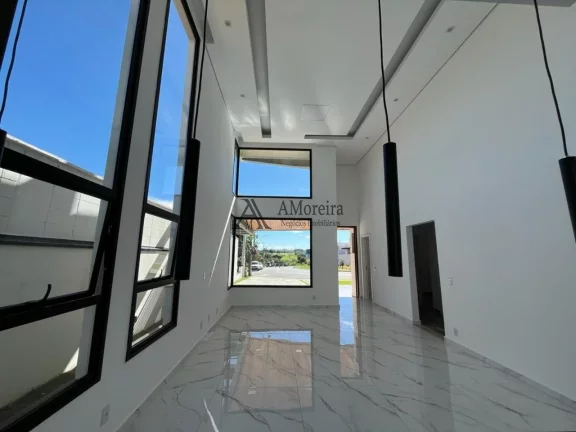 Imagem Casa no Condomínio Gran Ville São Venâncio em Itupeva-SP, Bairro Jardim Primavera: 3 Quartos, 3 Suítes, 2 Salas, 4 Banheiros, 4 Vagas, 175m².