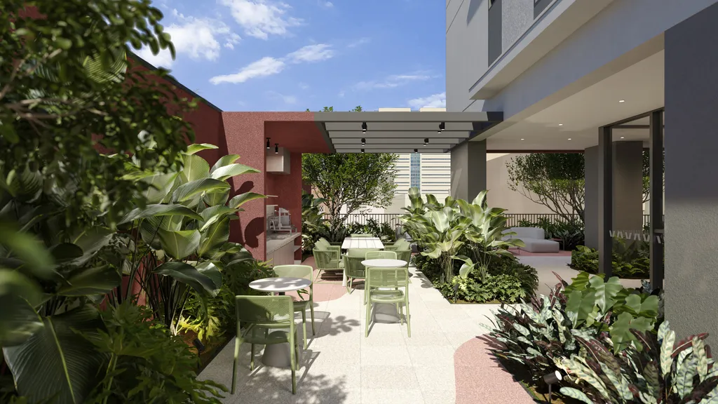 Imagem Apartamento à venda no Centro de Curitiba-PR: 1 quarto, 1 banheiro, 23,86 m² de área. Aproveite essa oportunidade!