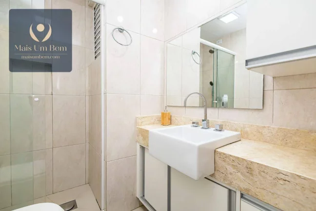 Imagem Apartamento com 2 quartos, sacada com churrasqueira e sacada na suíte à venda por R$ 589.000 - Novo Mundo - Curitiba/PR