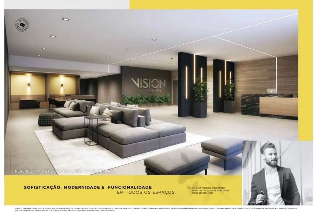 Imagem Apartamento à venda 1 Quarto, 1 Suite, 1 Vaga, 33.63M², Jardim Esplanada, São José dos Campos - SP | VISION COLINAS