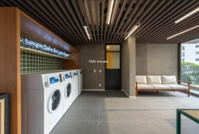 Imagem Apartamento para locação na Vila Madalena, com 2 quartos sendo 1 suíte, 2 banheiros, 1 vaga e 62m² de área