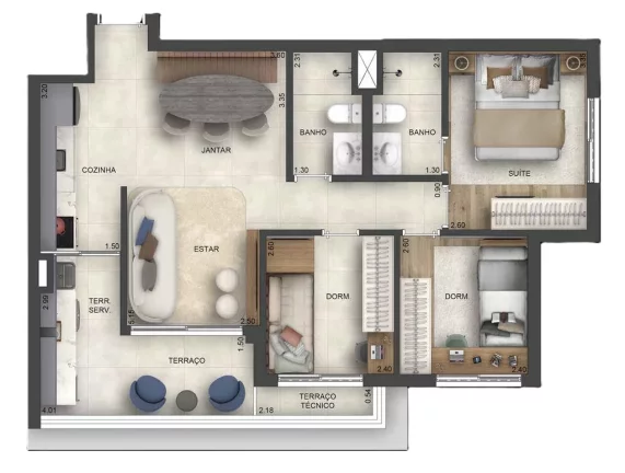 Imagem APARTAMENTO RESIDENCIAL em São Paulo - SP, Saúde