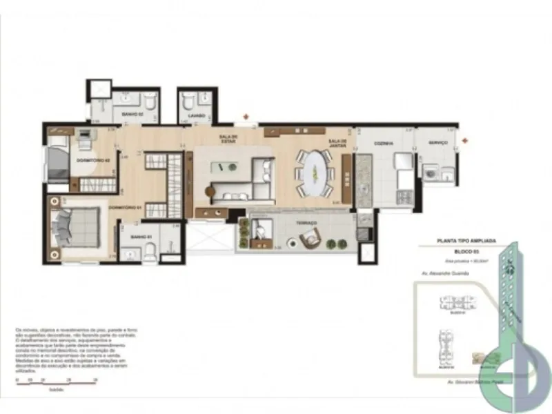 Imagem Century Plaza Living Bcp, apartamento à venda em Vila Homero Thon Santo André-SP