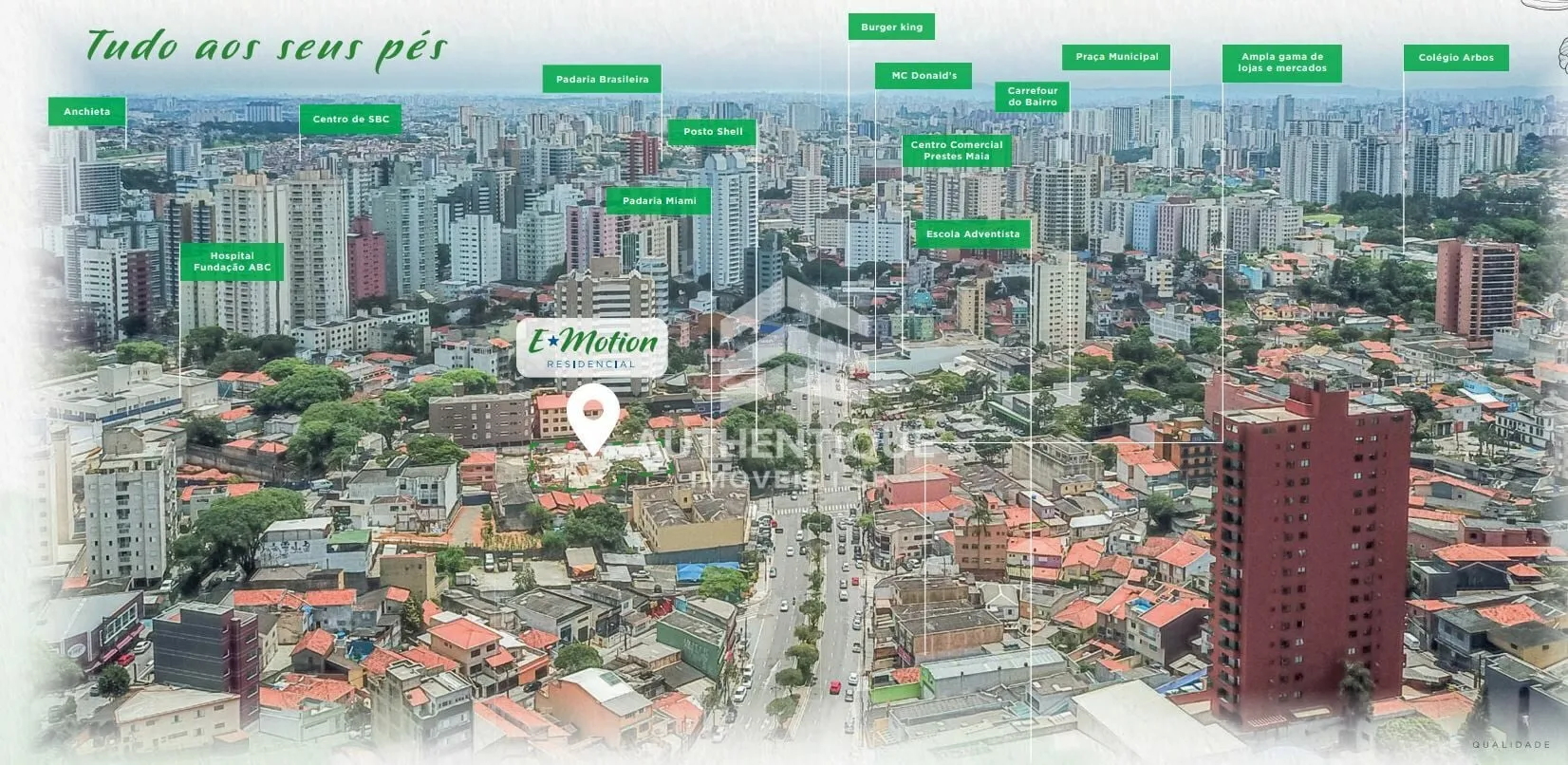 Imagem E-Motion Centro São Bernardo do Campo - Apartamento no Centro de São Bernardo do Campo à venda
