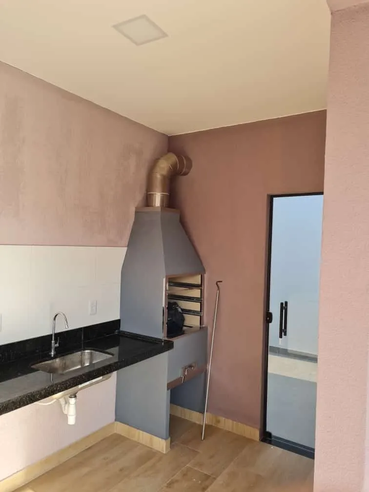 Imagem Sobrado Moderno com 3 Dormitórios, Suíte com Closet e Área Gourmet no Condomínio Vila Romana - Pindamonhangaba