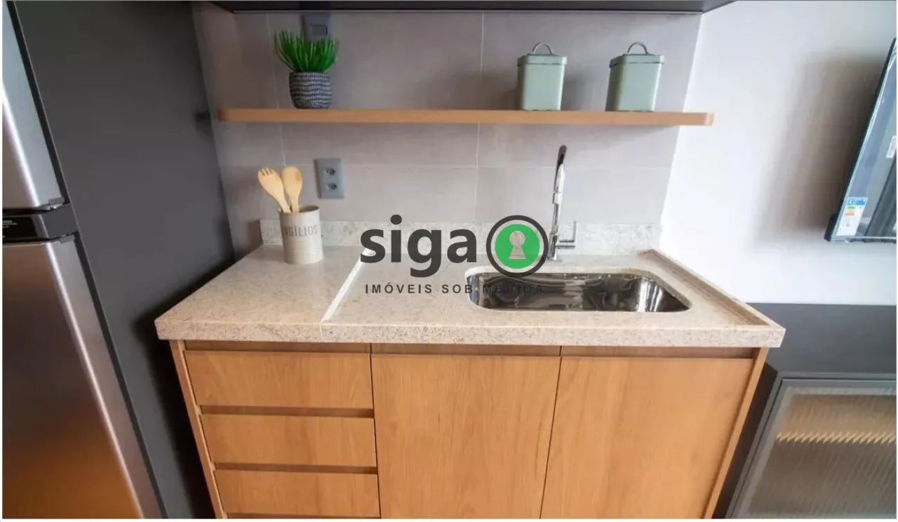 Imagem Apartamento 1 dormitório, 30m², mobiliado para locação - Campo Belo - São Paulo/P