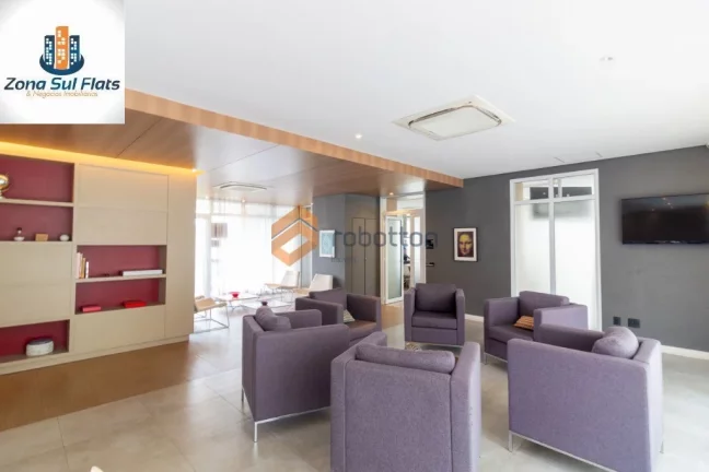 Imagem Apartamento Para Alugar No Campo Belo Com 1 Dormitório e 1 Vaga