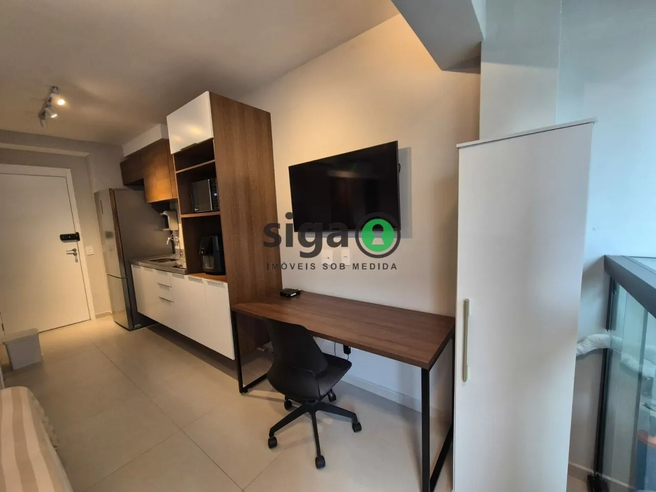Imagem Apartamento de 24m² Mobiliado em Chacara Santo Antonio - São Paulo/SP