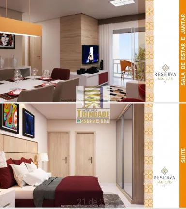 Imagem Apartamento com 2 Quartos à Venda, 55 m² em Jardim Eldorado - São Luís