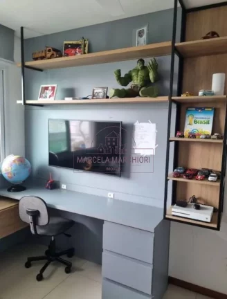 Imagem 4 quartos, suíte, vista mar, montado e decorado, lazer completo, 3 vgs
