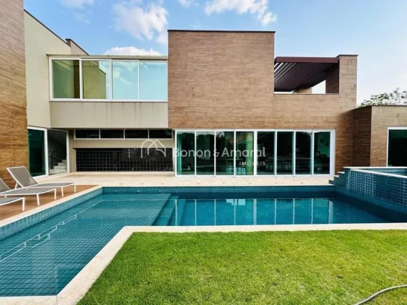 Imagem Casa de alto padrão disponível para venda e locação no condomínio Mont Blanc, em Campinas. Com ...