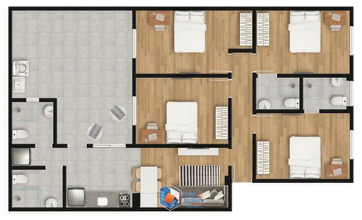 Imagem Apartamento para venda em Pinheiros com 4 quartos, sendo 2 suítes, 126m²