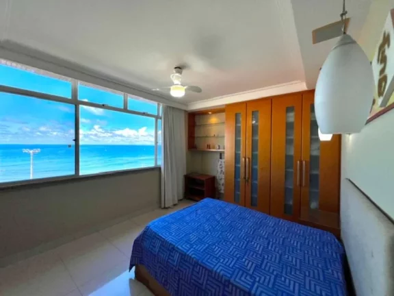 Imagem A 5ª Avenida imóveis selecionou essa rara unidade a venda no Condomínio Quinta da Barra, em frente ao mar do Farol da Barra, 4/4, suite 184,00m²