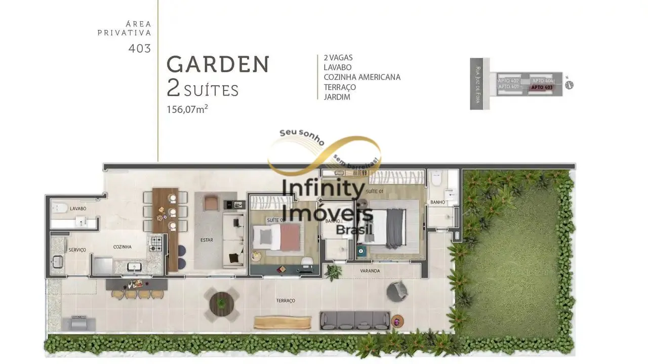 Imagem Apartamento à venda no bairro Santo Agostinho - Belo Horizonte/MG