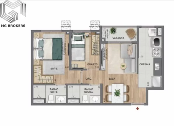 Imagem APARTAMENTO RESIDENCIAL em RIO DE JANEIRO - RJ, CURICICA