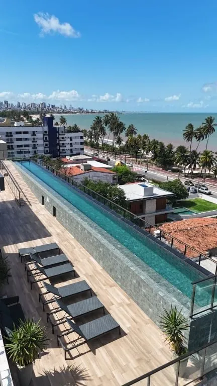 Imagem Flat com 1 dormitório à venda, 40 m² por R$ 539.000,00 - Cabo Branco - João Pessoa/PB