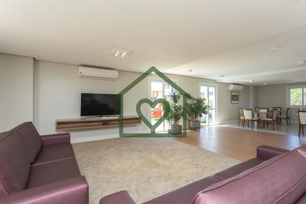 Imagem Apartamento pronto para morar com móveis fixos e eletrodomésticos, composto de sala com sacada abe...