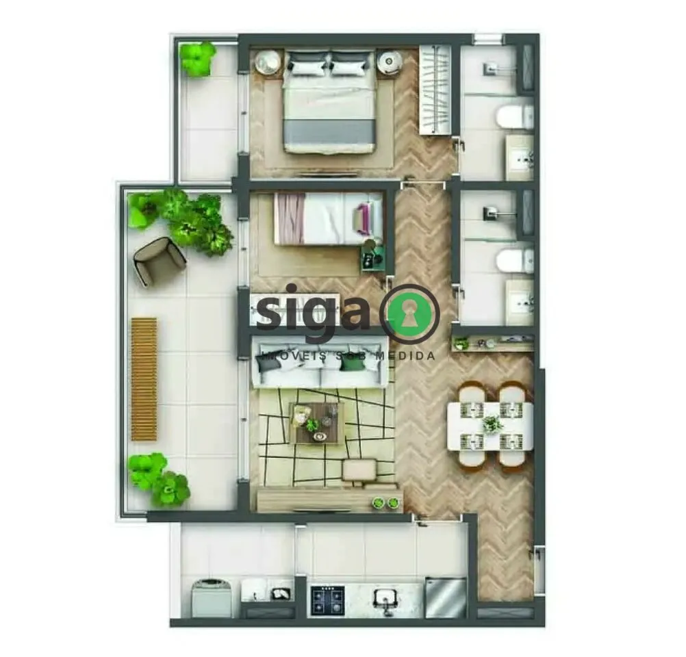 Imagem Apartamento para venda no Butantã, São Paulo - SP