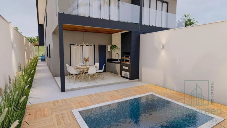 Imagem Casa 03 Suítes, 186 m2 , Piscina, Área Gourmet, JD. dos Pinheiros