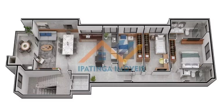 Imagem Apartamento a venda no melhor lugar do bairro Iguaçu