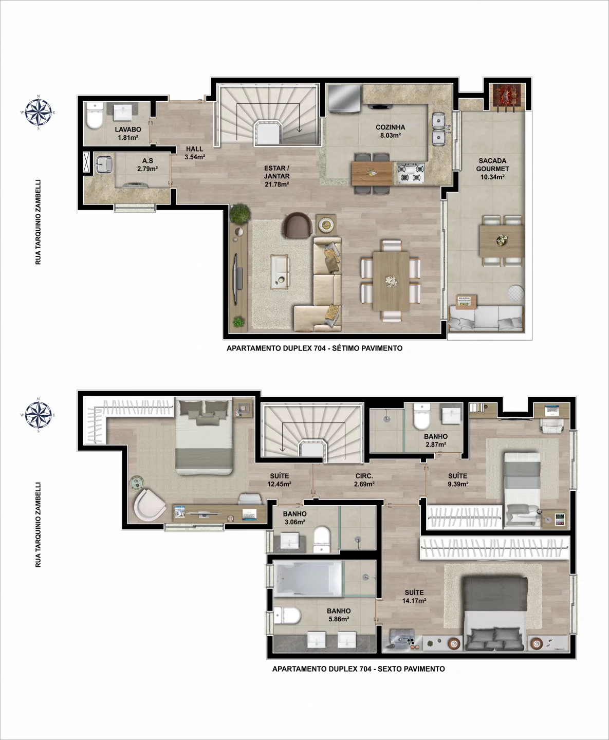 Imagem Apartamento 3 quartos sendo 3 suítes para venda no bairro Nossa Senhora de Lourdes em Caxias do Sul