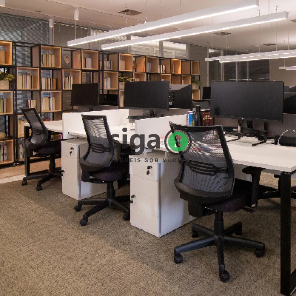 Imagem Escritório Pronto na Vila Olímpia - Laje Completa com Salas, Copa e Localização Premium