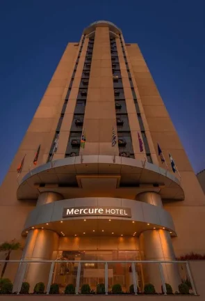 Imagem Flat disponivel para locação no Mercure Hotel, com 27m², 1 dormitório e 1 vaga de garagem