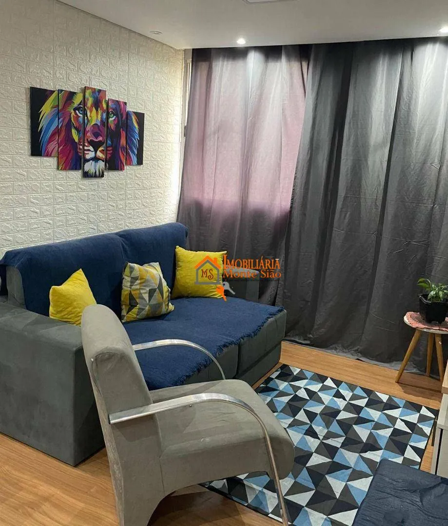 Imagem Apartamento com 2 dormitórios à venda, 44 m² por R$ 215.000,00 - Jardim São Luis - Guarulhos/SP