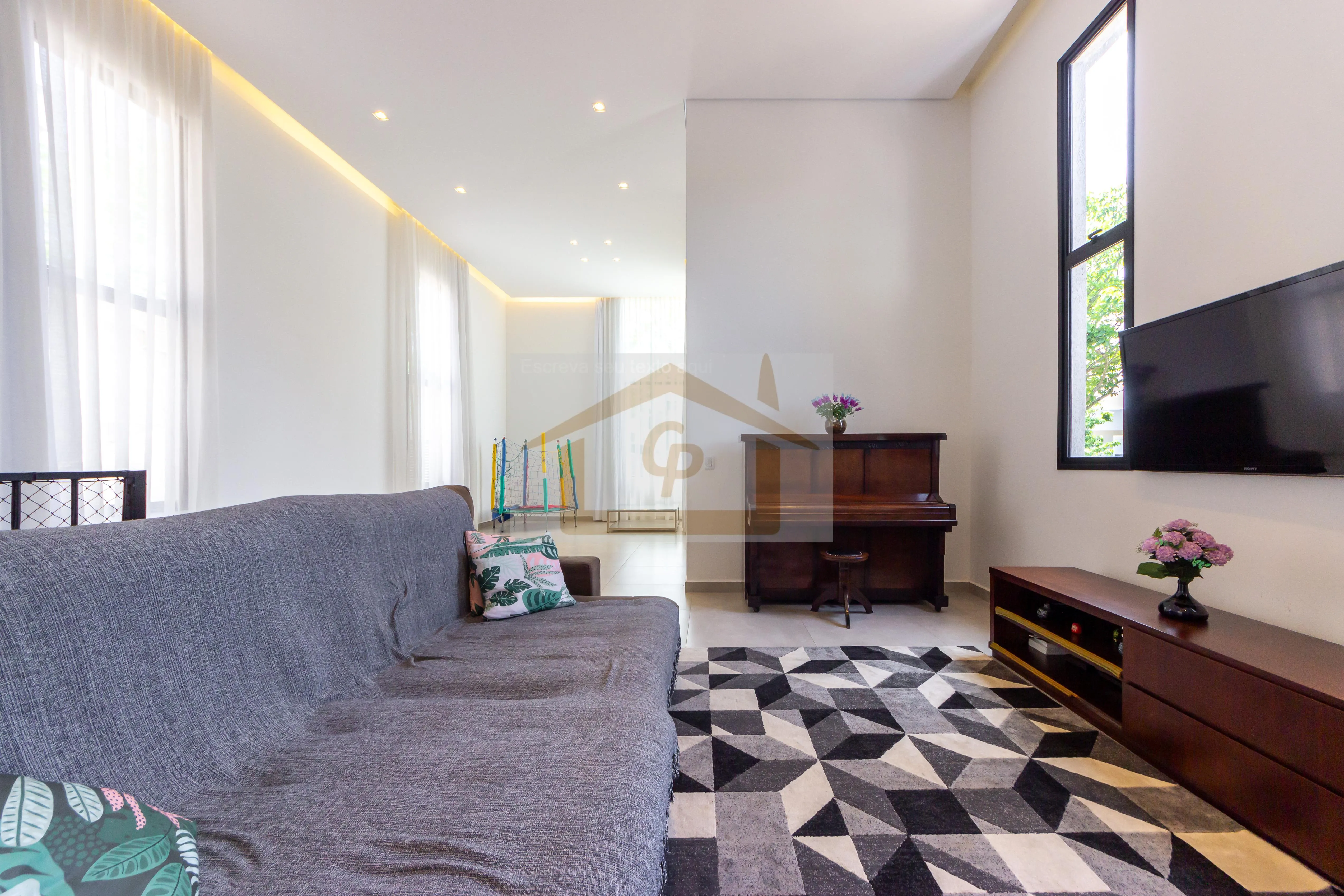 Imagem Casa Contemporânea no Residencial Vintage - 3 suítes, varanda, escritório, 4 vagas