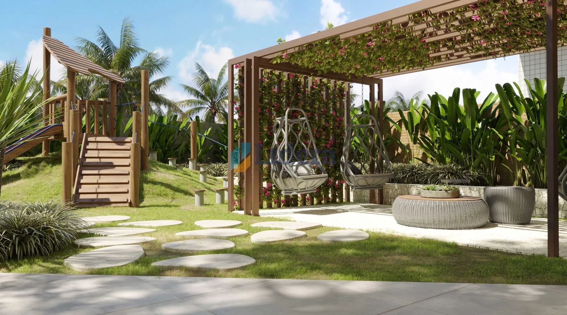 Imagem Apto Alto Padrão - 2 Quartos - 1 suite - 57m² - em Ponta de campina, Cabedelo/PB
