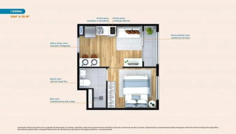 Imagem METROCASA FREGUESIA DO Ó - Apartamento de 101m², 1 dorm DUPLEX, ao lado da Marginal Tietê!