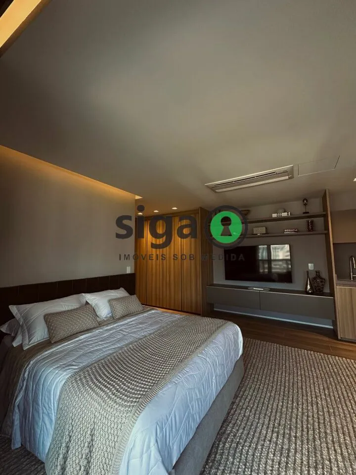 Imagem Apartamento para alugar na Vila Olímpia,1 quarto 2 vagas, mobiliado, 50m.