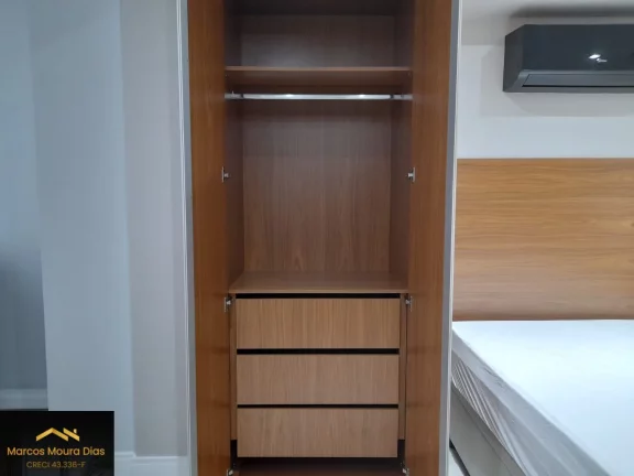 Imagem Apartamento Studio na Pompeia, Novo e Mobiliado com 27 m²