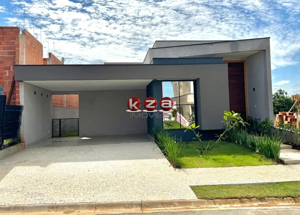 Imagem Linda casa térrea a venda no Condomínio Bosque da mata em Valinhos-SP, 3 suítes, 2 salas, 5 banheiros, 4 vagas, piscina, 197m²