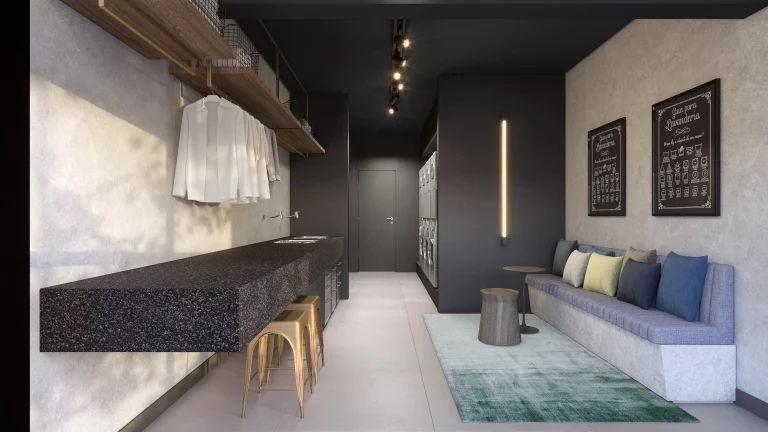 Imagem Studio de Luxo em Condomínio Exclusivo em Higienópolis, São Paulo-SP: 1 Quarto, 1 Banheiro, 31m² de Área.