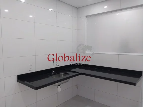 Imagem Apartamento à venda no Embaré, Santos-SP: 2 quartos, 1 sala, 1 banheiro, 1 vaga de garagem. Moderno e reformado! R$ 420.000
