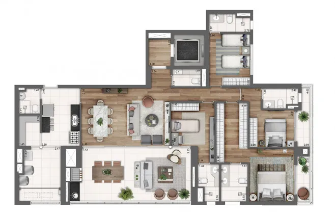 Imagem Apartamento com 3 Quartos à Venda, 140 m² em Perdizes - São Paulo