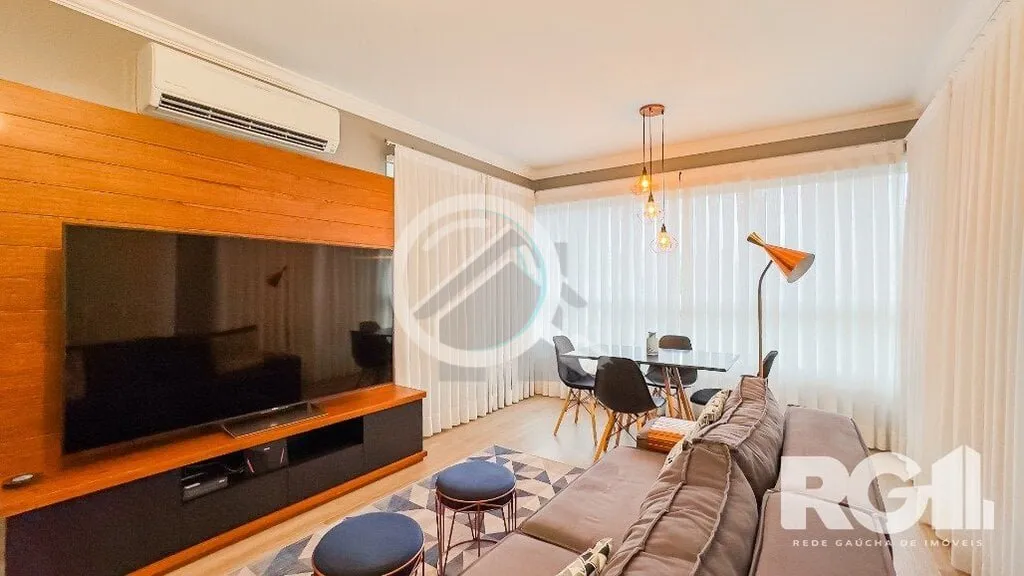 Imagem Apartamento lindamente decorado de 2 suÃ­tes, Lavabo, Churrasqueira e 2 vagas de garagens cobertas Ã...