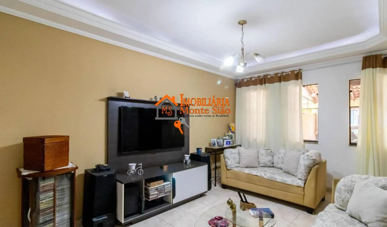 Imagem Sobrado com 4 dormitórios à venda, 135 m² por R$ 750.000 - Ponte Grande - Guarulhos/SP