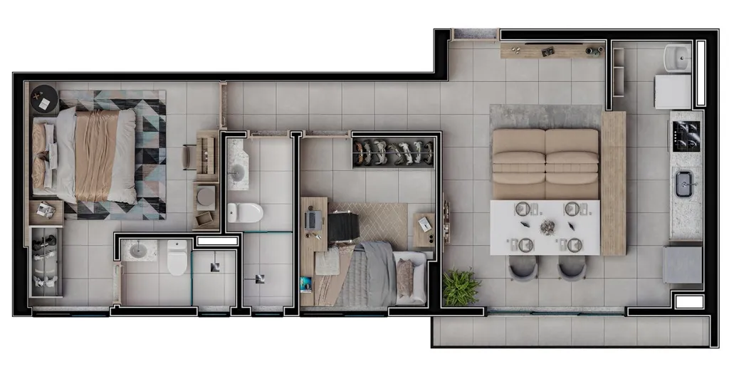 Imagem Apartamento à venda no bairro Parque Amazônia - Goiânia/GO