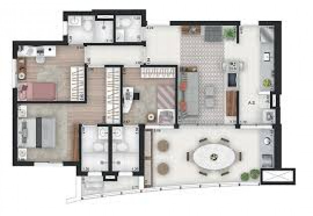Imagem Apartamento com 3 Quartos à Venda, 75 m² em Vila Osasco - Osasco