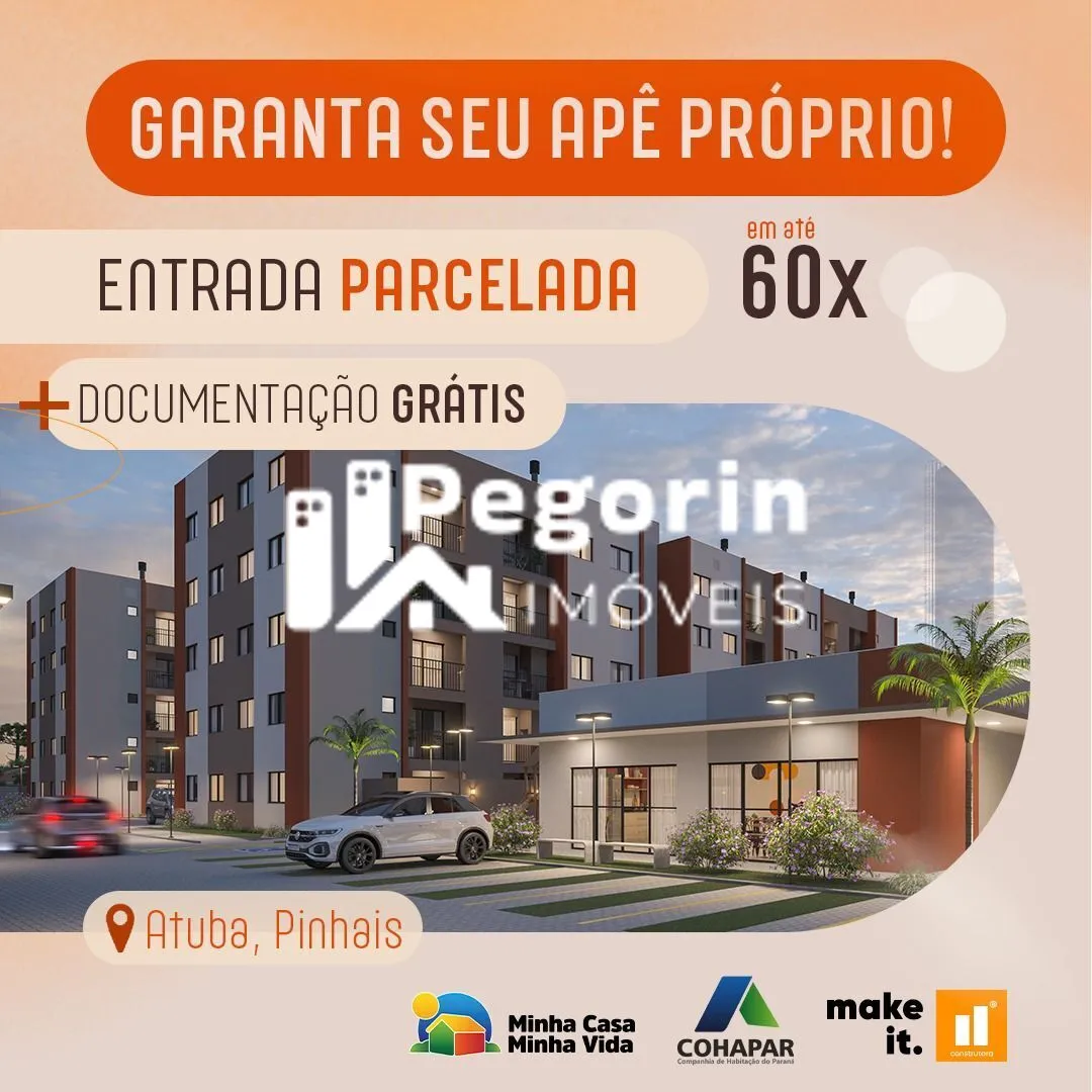 Imagem Apartamento à venda em Pinhais, Atuba, com 2 quartos, 44,16m²