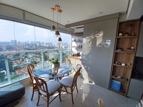 Imagem Apartamento para venda ou locação no Brooklin Paulista, São Paulo-SP: 1 quarto, 1 sala, 1 banheiro, 1 vaga de garagem!