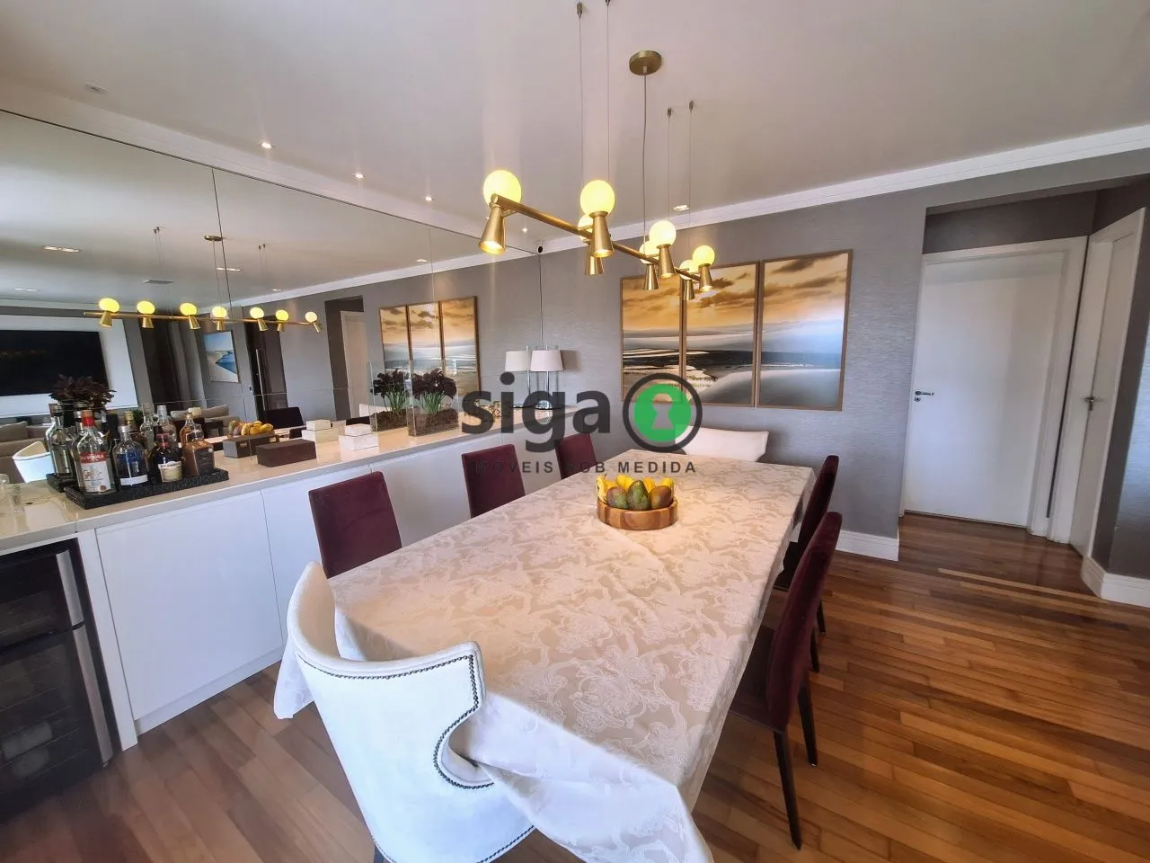 Imagem Apartamento à venda de 171 m² com 3 suítes, 3 vagas e lazer completo no Cristais da Terra