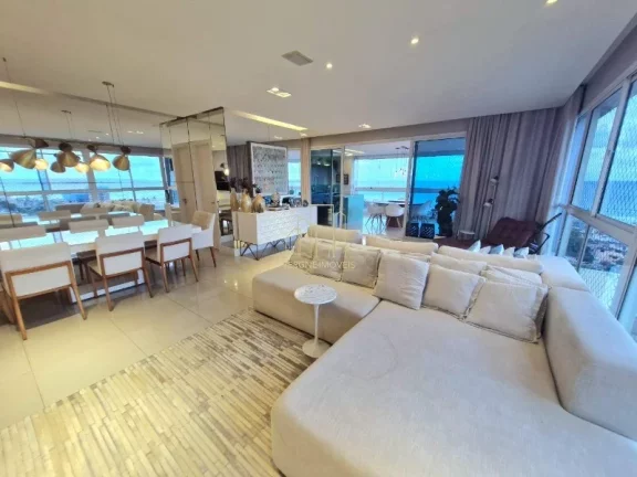 Imagem Apartamento de alto padrão com três suítes varanda gourmet vista mar a venda em Patamares